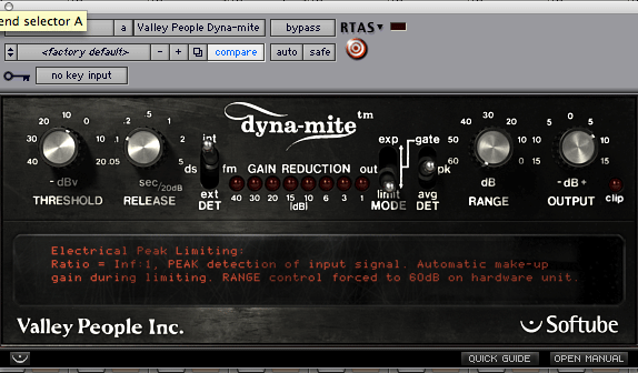 Dyna-mite GUI