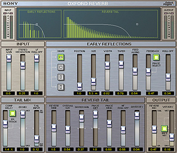 Sony Oxford Reverb Plug-In